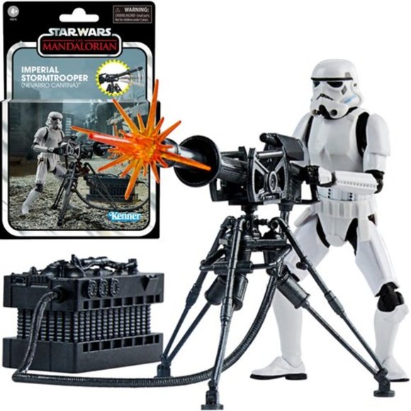 NEW!  Star Wars The Vintage Collection Deluxe Imperial Stormtrooper and E-Web Ca - Picture 1 of 4